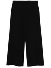 P.a.r.o.s.h Knitted Trousers In Black