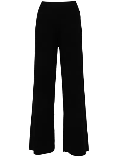 P.a.r.o.s.h Knitted Trousers In Black