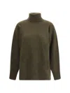 P.a.r.o.s.h Turtleneck Sweater In Green