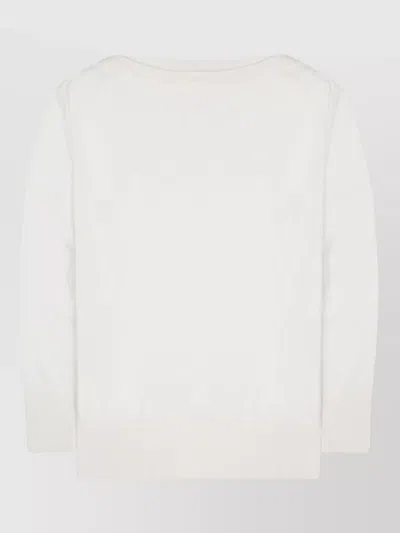 P.a.r.o.s.h Knitwear Sweater Soft Texture Cuffs Hem In Neutral