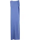 Shop P.a.r.o.s.h Parosh Knot Shoulder Shift Dress
