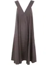 P.a.r.o.s.h Burberry  Beige Wool Cape With Check Pattern In Brown