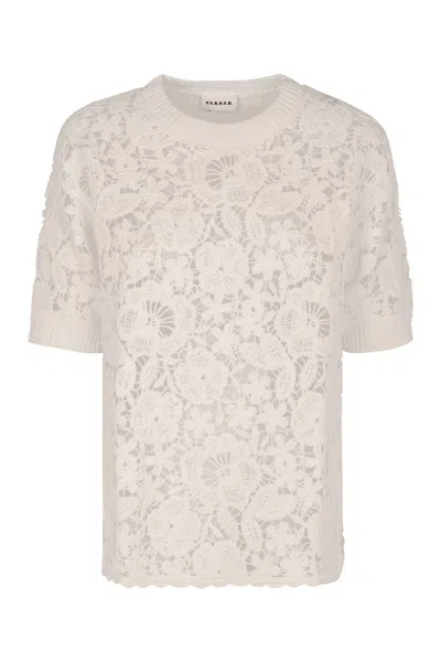 P.a.r.o.s.h Parosh Lace Blouse In Black