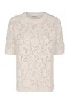 P.a.r.o.s.h Parosh Lace Blouse In White