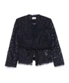 P.a.r.o.s.h Lace Jacket In Blue