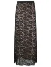 P.a.r.o.s.h Floral-lace Maxi Skirt