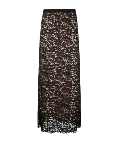 P.A.R.O.S.H P.A.R.O.S.H. LACE DETAILED ELASTIC-WAIST SKIRT