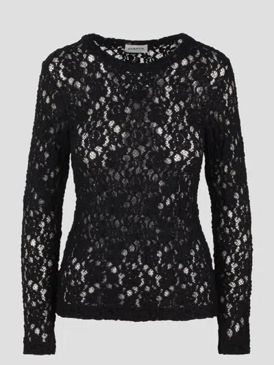 P.a.r.o.s.h Lace Top In Black