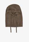 P.a.r.o.s.h Lacoon Drawstring Balaclava In Brown
