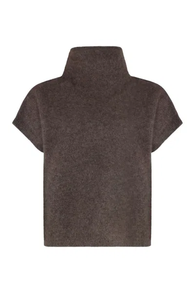 P.A.R.O.S.H P.A.R.O.S.H. LACOON WOOL TURTLENECK SWEATER