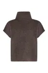 P.a.r.o.s.h Parosh Lacoon Wool Turtleneck Sweater In Gray
