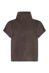 P.a.r.o.s.h . Lacoon Wool Turtleneck Sweater In Multi