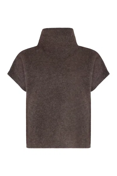 P.A.R.O.S.H LACOON WOOL TURTLENECK SWEATER