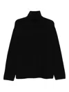 P.a.r.o.s.h Lady Blum Roll-neck Wool Sweater In Black