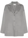P.a.r.o.s.h Lam Short Coat In Grey