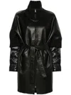 P.a.r.o.s.h Parosh Lambskin Padded Jacket In Black