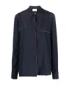 P.a.r.o.s.h . Seam-detail Button-up Shirt In Black