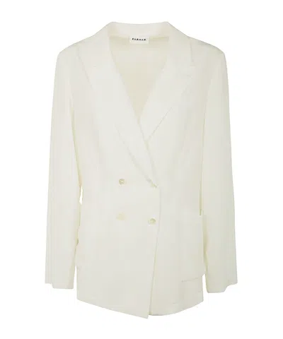 P.A.R.O.S.H SOFIA DOUBLE-BREASTED SILK BLAZER