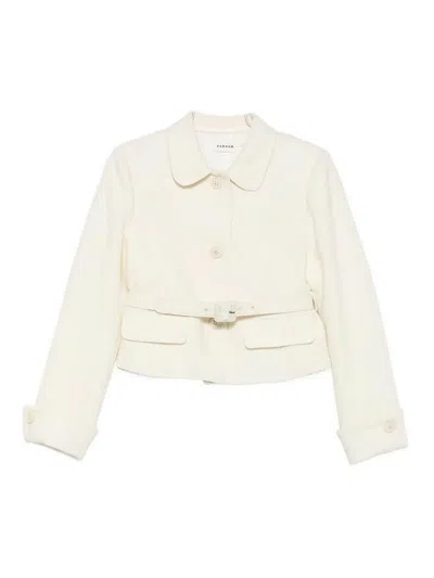 P.A.R.O.S.H CHAQUETA CASUAL - CREMA