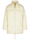 P.a.r.o.s.h 'last' Cream Wool Blend Down Jacket In Neutrals