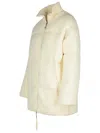 P.a.r.o.s.h 'last' Cream Wool Blend Down Jacket In Neutral