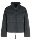 P.a.r.o.s.h . Reversible Knit Down Jacket In Grey