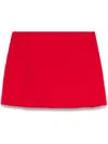 P.a.r.o.s.h Leak 24 Mini Skirt In Red