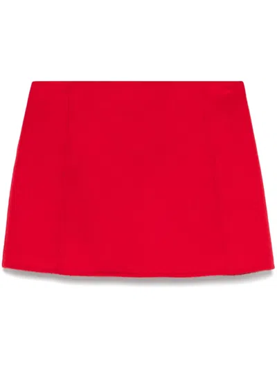 P.a.r.o.s.h Leak 24 Mini Skirt In Red