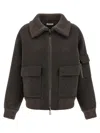 P.a.r.o.s.h Leak25 Bomber Jacket In Brown
