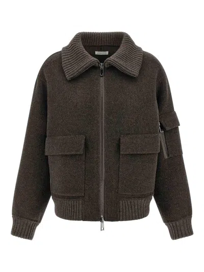 P.A.R.O.S.H CHAQUETA CASUAL - MARRÓN