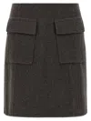 P.a.r.o.s.h Leak25 Skirt In Brown