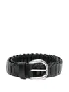 P.a.r.o.s.h Leather Belt In Black