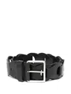 P.a.r.o.s.h Leather Belt In Black  