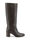 P.a.r.o.s.h 70mm Leather Knee-high Boots In Black