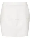 P.a.r.o.s.h Parosh Leather Mini Skirt