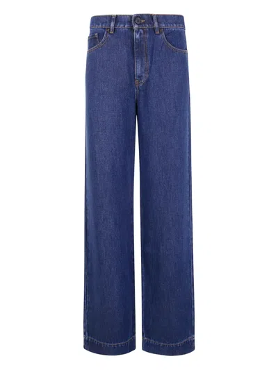 P.a.r.o.s.h Leather-patch Jeans