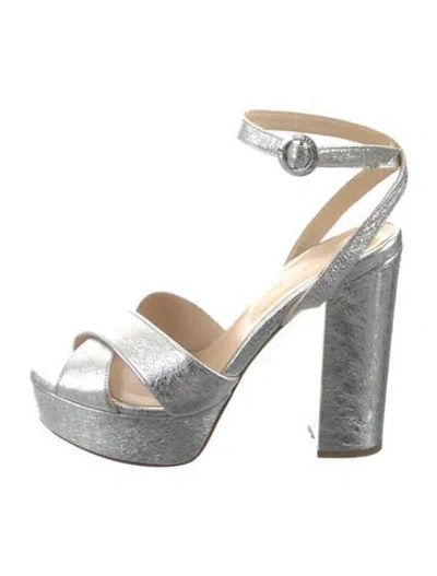 Pre-owned P.a.r.o.s.h Leather Slingback Pumps