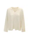 P.A.R.O.S.H PAROSH LED WHITE SWEATER