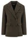 P.a.r.o.s.h Legend Double-breasted Wool Coat In Green