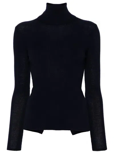 P.A.R.O.S.H P.A.R.O.S.H. LEILA TURTLE-NECK RIBBED-KNIT JUMPER