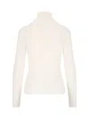 P.a.r.o.s.h . Turtleneck Knitted Jumper In Cream