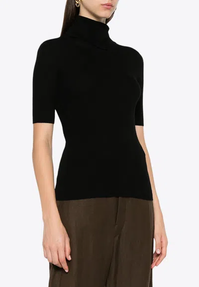 P.A.R.O.S.H LEILA TURTLENECK WOOL KNIT TOP