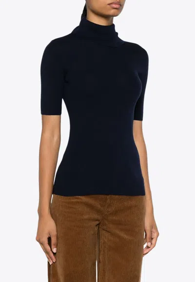 P.A.R.O.S.H LEILA TURTLENECK WOOL KNIT TOP