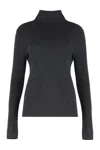 P.a.r.o.s.h . Leila Wool Turtleneck Sweater In Black