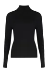 P.a.r.o.s.h Parosh Leila Wool Turtleneck Sweater In Black
