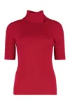 P.a.r.o.s.h Parosh Leila Wool Turtleneck Sweater In Red