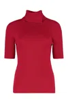 P.a.r.o.s.h Parosh Leila Wool Turtleneck Sweater In Red
