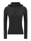 P.a.r.o.s.h Leila25 Hooded Sweater In Black
