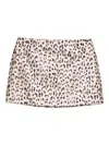 P.a.r.o.s.h Leopard-print Mini Skirt In Multi