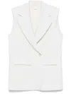 P.a.r.o.s.h Libra Waistcoat In White